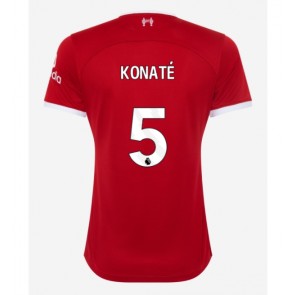 Liverpool Ibrahima Konate #5 Koszulka Podstawowych Kobiety 2023-24 Krótki Rękaw